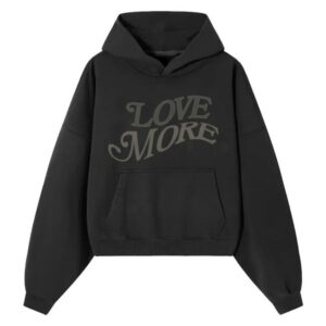 Rhebornclo Merch Store Love More Hoodie Black