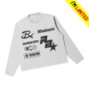 kenny Rhebornclo Merch Store Multi Logo Longsleeve Whitea