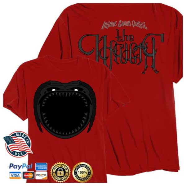 Insane Clown Posse Store Merch The Naught Album Cover In Red T-Shirt