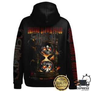 Insane Clown Posse Store Merch Hourglass Skull Pullover In Black Hoodie