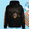 kenny insane clown posse store merch hourglass skull pullover hoodie in black