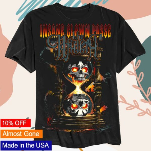 Insane Clown Posse Store Merch Hourglass Skulls In Black T-Shirt