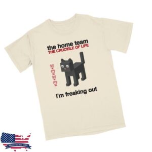 The Home Team Merch Store Block Cat Shirt