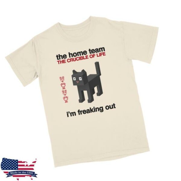 The Home Team Merch Store Block Cat Shirt