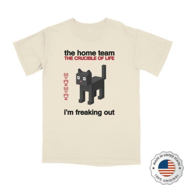The Home Team Merch Store Block Cat Shirt