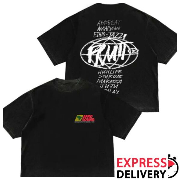 The Fruit Mkt Store Merch Afrosound Black Tee