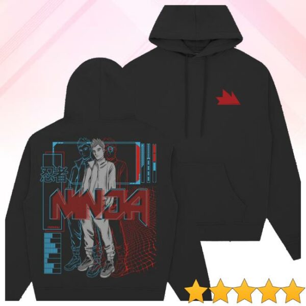 Team Ninja Store Merch Anime ’25 Black Hoodie
