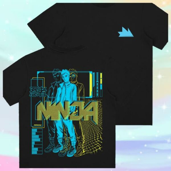 Team Ninja Store Merch Anime ’25 Black Tee