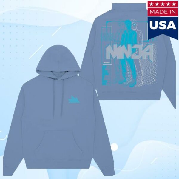 Team Ninja Store Merch Anime ’25 Blue Hoodie