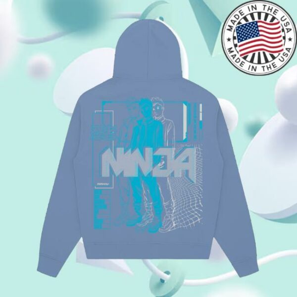 Team Ninja Store Merch Anime ’25 Blue Hoodie