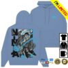 kenny team ninja store merch anime 25 v2 blue hoodie sd