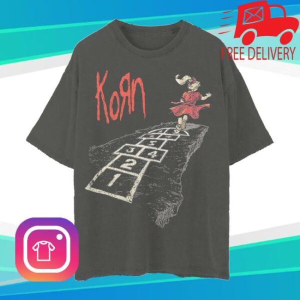 Korn Official Store Merch Follow Hopscotch T-Shirt