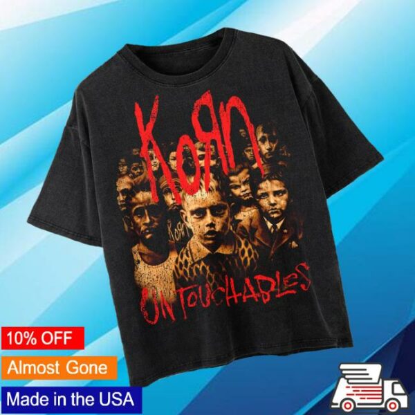 Korn Official Store Merch Untouchables Cover T-Shirt