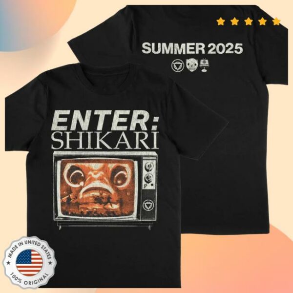Enter Shikari Store Merch Goldfish Tv Summer 2025 T-Shirt