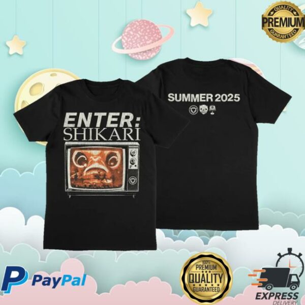 Enter Shikari Merch Store Goldfish Tv Summer 2025 T-Shirt