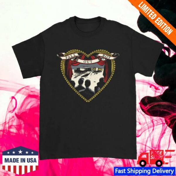 Fall Out Boy Merch Store Album Cover Heart Tee