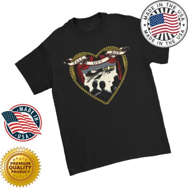 Fall Out Boy Merch Store Album Cover Heart Tee