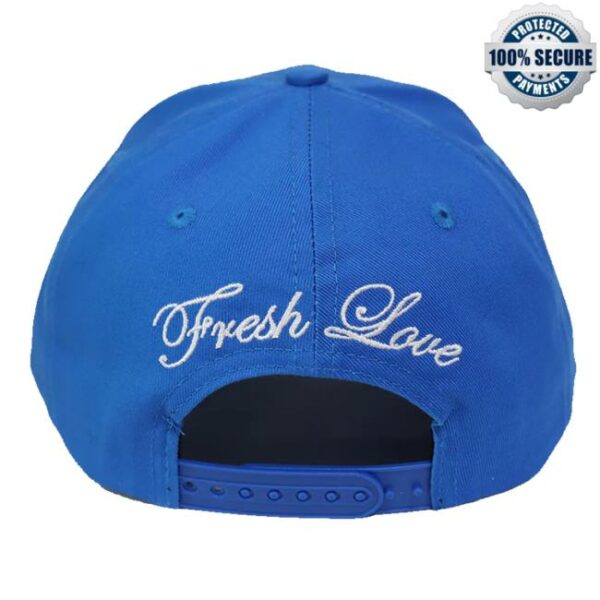 Fresh Love Merch Store Signature Hat Blue