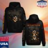 kenny Insane Clown Posse Merch Store Hourglass Skull Pullover Hoodie In Blackaa