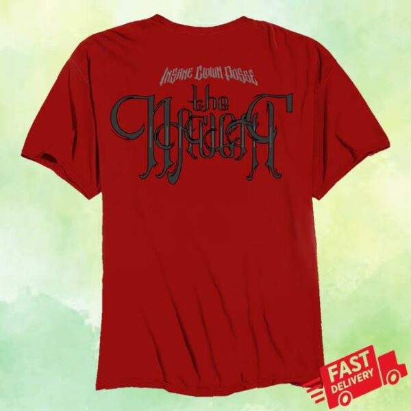 Insane Clown Posse Merch Store The Naught Album Cover T-Shirt In Red