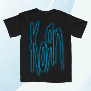 Korn Merch Store Glow Logo T-Shirt