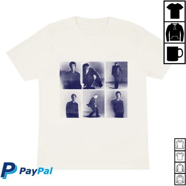 Tom Odell Merch Store Tom Odell Blue Slides Offwhite Tee