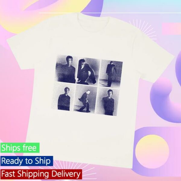 Tom Odell Merch Store Tom Odell Blue Slides Offwhite Tee