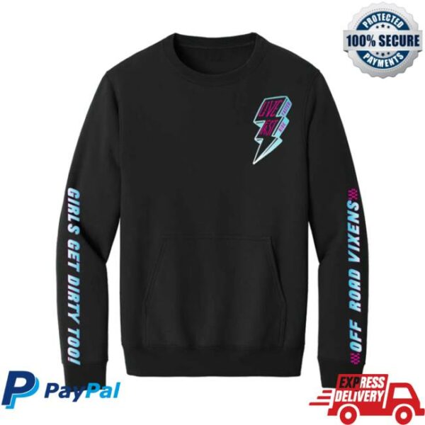 Off Road Vixens Store Merch Ride Fast Crew Sweatshirt
