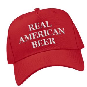 Real American Beer Store Merch America’s Red Hat