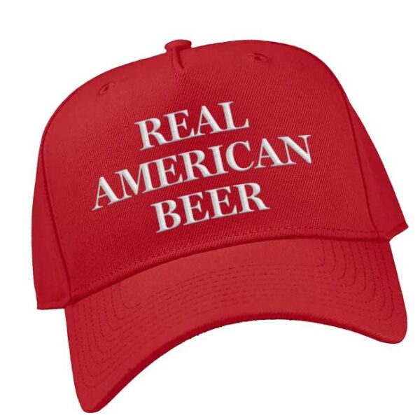 Real American Beer Store Merch America’s Red Hat