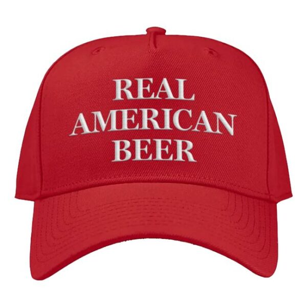 Real American Beer Store Merch America’s Red Hat