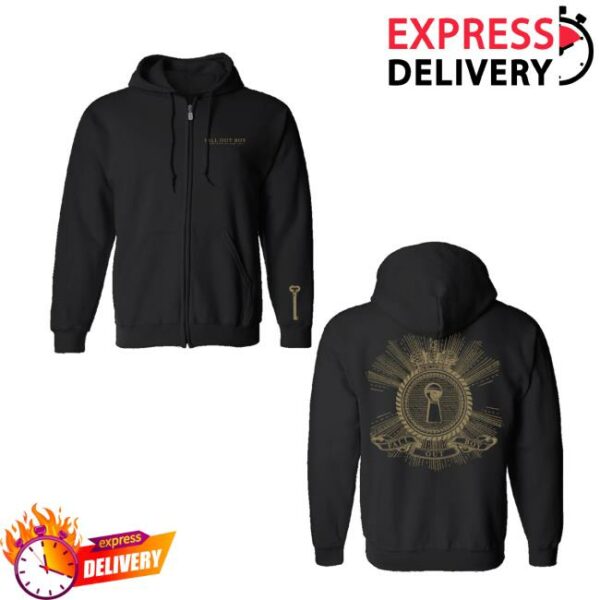 Fall Out Boy Merch Store Keyhole Zip Hoodie