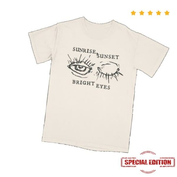 Bright Eyes Merch Store Sunrise Sunset T-Shirt