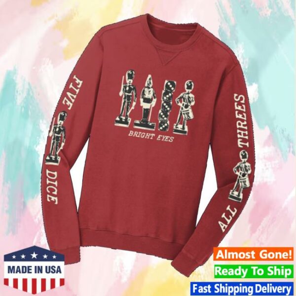 Bright Eyes Merch Store Tin Soldier Boy Crewneck Sweatshirt