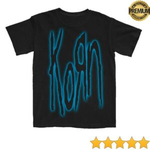 Korn Merch Store Glow Logo T-Shirt