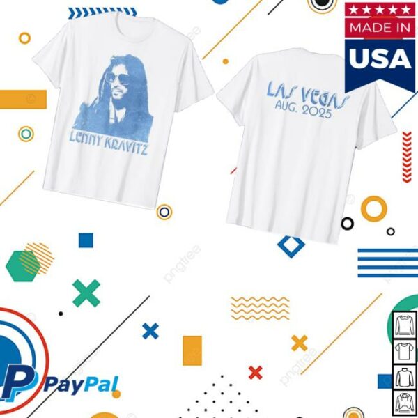 Lenny Kravitz Merch Store Lenny Kravitz Las Vegas Residency Dates T-Shirt