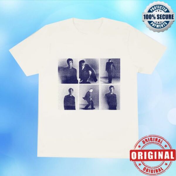 Tom Odell Store Merch Tom Odell Blue Slides Off White Tee