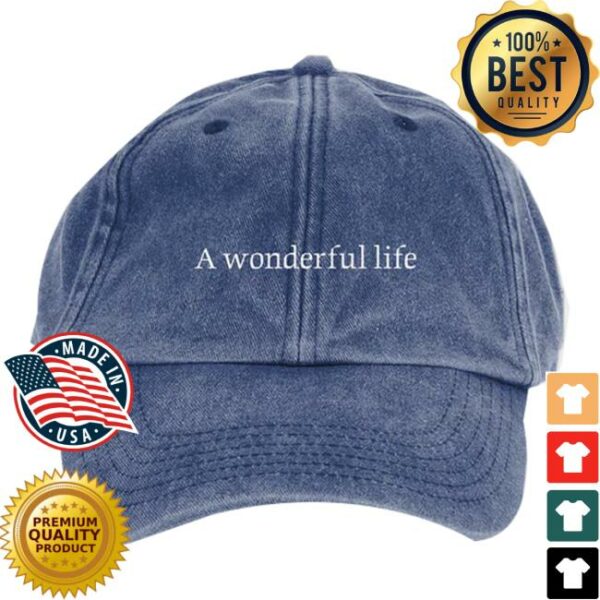 Tom Odell Store Merch Tom Odell ‘A Wonderful Life’ Blue Denim Cap