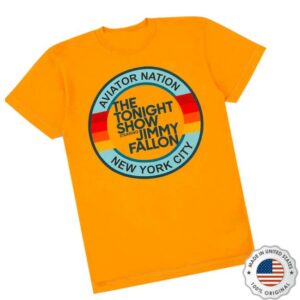 Nbc Store Merch The Tonight Show Starring Jimmy Fallon X Aviator Nation Golden Tee