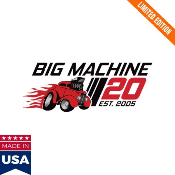 Big Machine Label Group Store Merch Bmlg 20Th Anniversary Dad White Hat