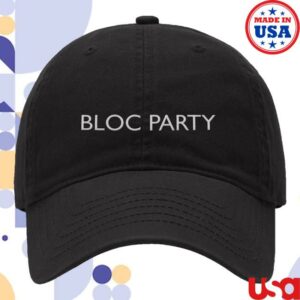 Bloc Party Merch Store Black Logo Cap