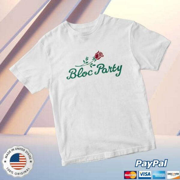 Bloc Party Merch Store Rose Tee
