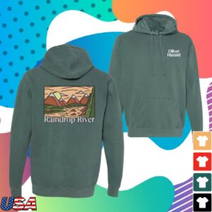 Oliver Hazard Merch Store Raindrop River Hoodie