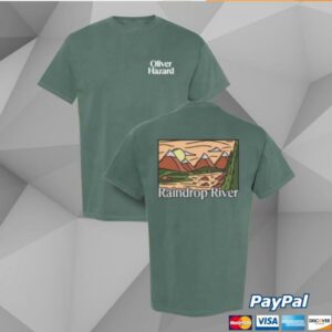Oliver Hazard Merch Store Raindrop River T-Shirt
