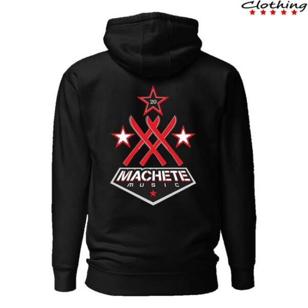 Universal Music Merch Store Machete 20Th Anniversary Black Hoodie