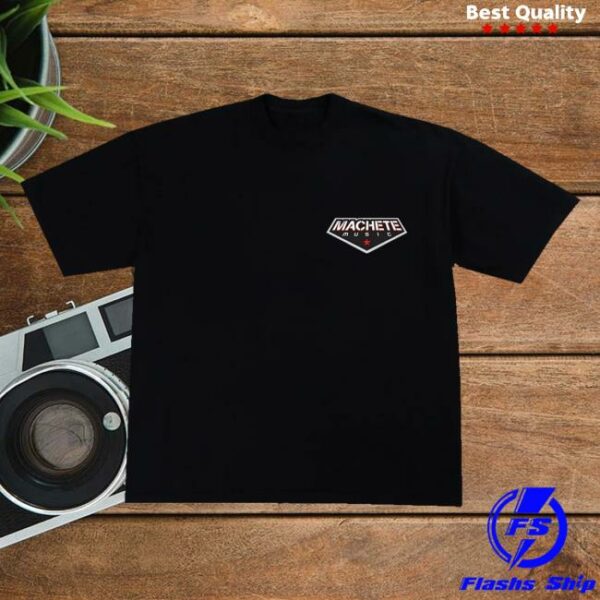 Universal Music Merch Store Machete 20Th Anniversary Black Tee