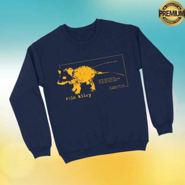 Rilo Kiley Store Merch Schematic Possum Crewneck