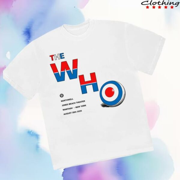 The Who Store Merch Wantagh Ny 2025 T-Shirt