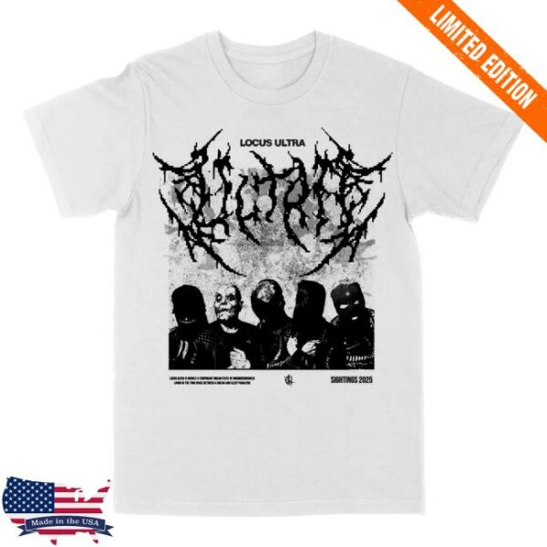 Underoath Store Merch Locus Ultra Edition Signed Vinyl T-Shirt