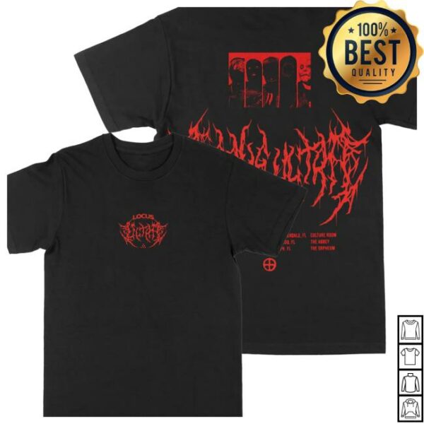 Underoath Store Merch Locus Ultra Edition Signed Vinyl T-Shirt